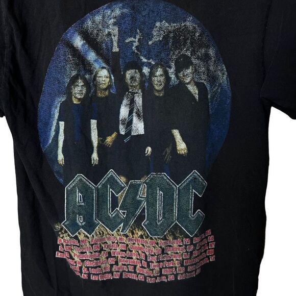 VTG Unknown AC/DC T Shirt Medium - Picture 4 of 6